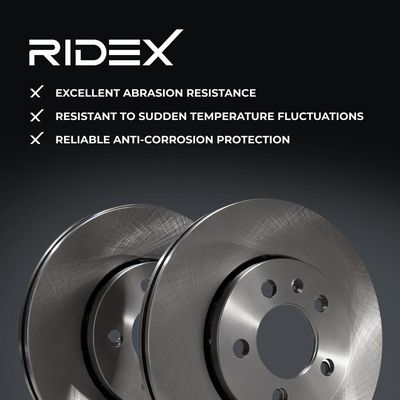 спирачен диск RIDEX 82B0257