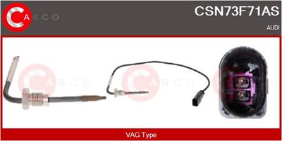 SENZOR TEMPERATURA GAZE EVACUARE CASCO CSN73F71AS