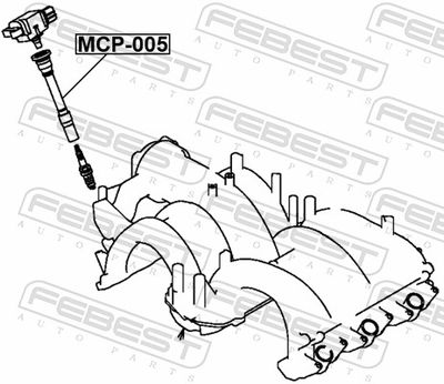 MANSON CAUCIUC BOBINA FEBEST MCP005 1
