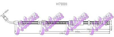 KAWE H7880 Тормозной шланг для AUDI A4 B9 (8W2, 8WC)