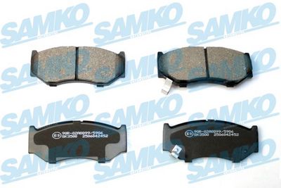 Brake pad set, disc brake