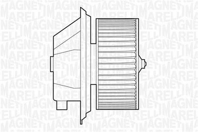 MAGNETI MARELLI 069412514010 Вентилятор салона  для FIAT TIPO (Фиат Типо)