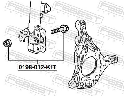 SET BOLțURI FUZETă FEBEST 0198012KIT 1
