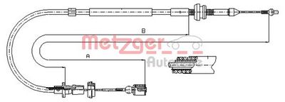 жило за газ METZGER AUTOTEILE 10.0861