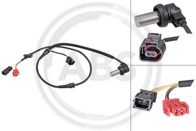 Czujnik, prędkość obrotowa koła A.B.S. 30122