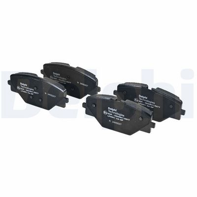 Remblokken set Achter (met een dempingskussen), past: LAND ROVER RANGE ROVER SPORT III, RANGE ROVER V 3.0DH-4.4H 10.21-