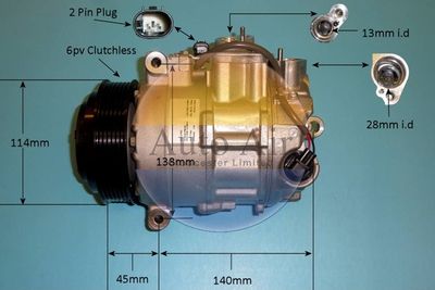 Compressor, air conditioning Auto Air Gloucester 14-0251