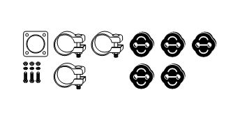 SET MONTARE SISTEM DE ESAPAMENT