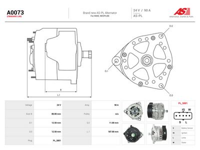 Generator AS-PL A0073