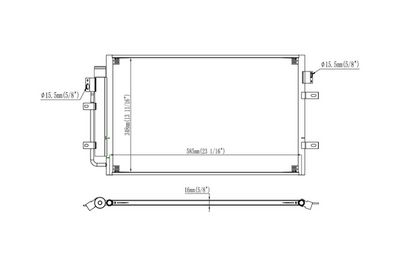 CONDENSATOR CLIMATIZARE WALKER WCD00446 6