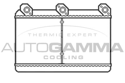 AUTOGAMMA 102544 Радиатор печки  для BMW 8 (Бмв 8)