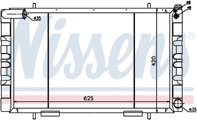 RADIATOR RACIRE MOTOR NISSENS 64018 4