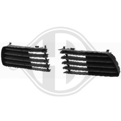 Ventilatiegrille, bumper