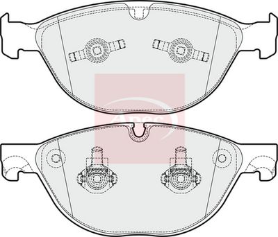 APEC Brake Pad Set, disc brake PAD1757