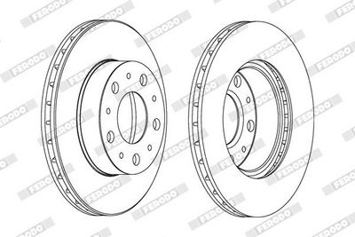 DISC FRANA FERODO DDF1171C 1