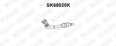 Катализатор VENEPORTE SK60025K для SKODA FELICIA