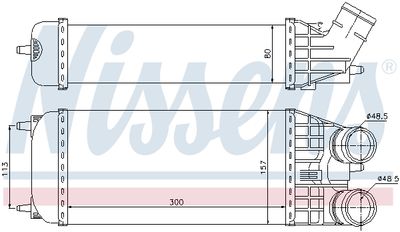 INTERCOOLER COMPRESOR NISSENS 96594 5