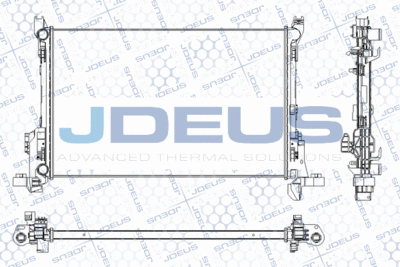 Радиатор, охлаждение двигателя JDEUS RA0231140 для FIAT TALENTO