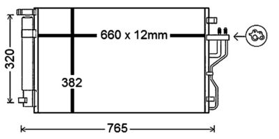 CONDENSATOR CLIMATIZARE MAHLE AC770000P 1