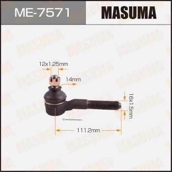 MASUMA ME-7571 Наконечник рулевой тяги  для SUZUKI VITARA Cabrio (ET, TA) 1.6 i 16V (TA02, SE416)
