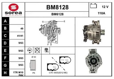 GENERATOR SNRA BM8128