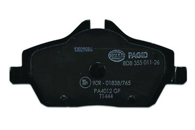 Комплект тормозных колодок, дисковый тормоз 8DB 355 011-261