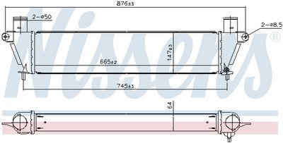 INTERCOOLER COMPRESOR NISSENS 961340 4