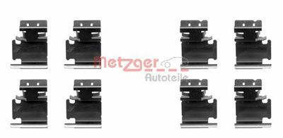 Комплектующие, колодки дискового тормоза METZGER 109-1298 для FIAT QUBO