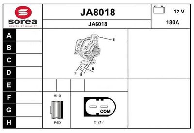 GENERATOR SNRA JA8018