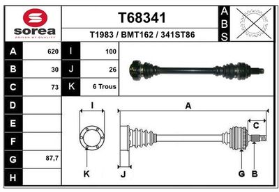 ANTRIEBSWELLE EAI T68341