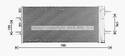 AVA QUALITY COOLING BW5617D Радиатор кондиционера  для BMW X2 (Бмв X2)