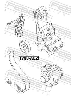 ROLA GHIDARE/CONDUCERE CUREA TRANSMISIE FEBEST 1788ALZ 1