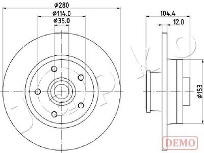 Brake Disc 61132C