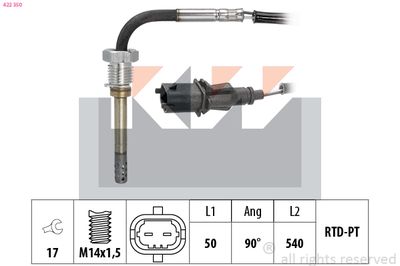 SENSOR ABGASTEMPERATUR
