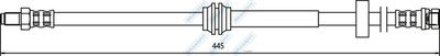 APEC Brake Hose BHO4117