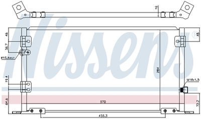 CONDENSATOR CLIMATIZARE NISSENS 940608 4