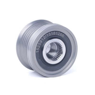 водна помпа + комплект пистови ремъци клиновидно оребряване RIDEX 4172P0158