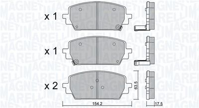 BREMSBELAGSATZ SCHEIBENBREMSE
