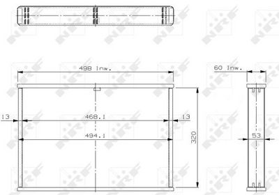RETEA RADIATOR RACIRE MOTOR NRF 13141 4