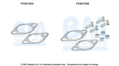 Монтажный комплект, катализатор BM CATALYSTS FK90150 для HYUNDAI S COUPE