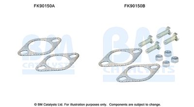 Монтажный комплект, катализатор BM CATALYSTS FK90150 для HYUNDAI S COUPE