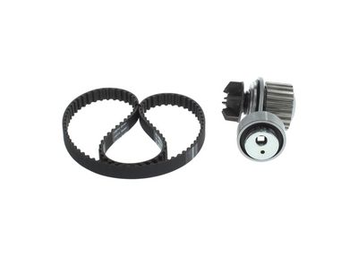 Pompe à eau + kit de courroie crantée BOSCH — 104 dents, 17mm