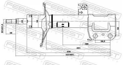 Shock Absorber 01665184FR