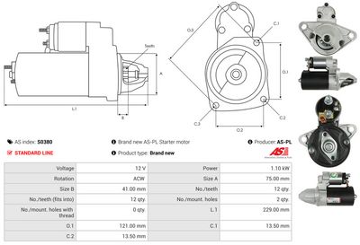 STARTER AS-PL S0380 4