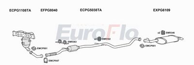 Układ wydechowy EUROFLO PG407202004A00