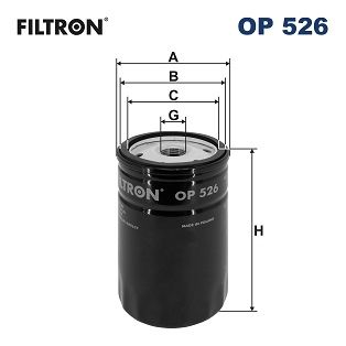 Масляный фильтр FILTRON OP 526 для PORSCHE 924