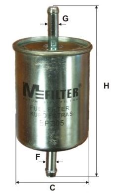 MFILTER BF 305 Топливный фильтр  для PEUGEOT 106 (Пежо 106)