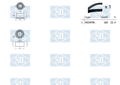 SET CUREA DE DISTRIBUTIE Saleri SIL TK1201 1