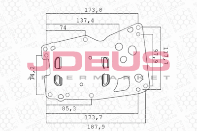 ÖLKüHLER MOTORöL JDEUS M4050801 1