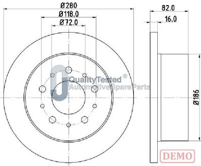 DISC FRANA JAPANPARTS DP0216JM